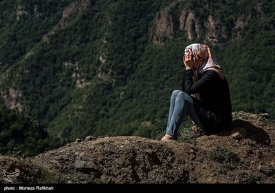 سیل و رانش زمین در روستای کاکرود لات رودسر - گیلان