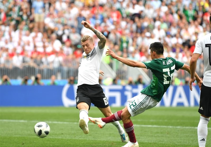 جام جهانی 2018 روسیه|برتری آماری محسوس آلمان برابر مکزیک در روز شکست ژرمن‌ها
