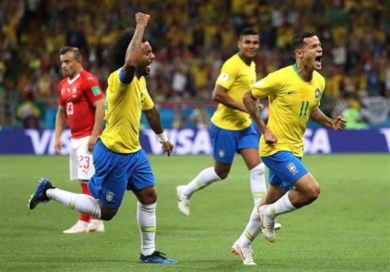 جام‌ جهانی 2018| برتری یک نیمه‌ای برزیل با گل زیبای کوتینیو