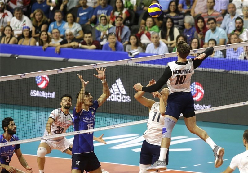 Iran Beaten by US in VNL