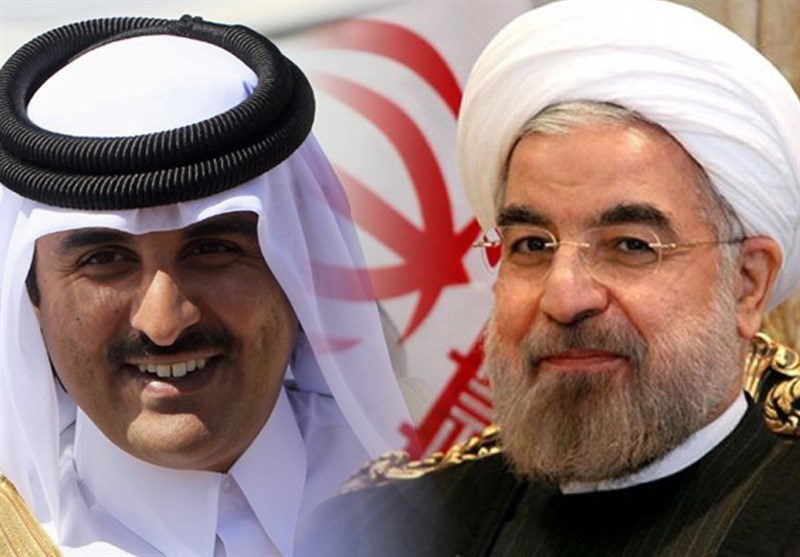 ایرانی صدر کا قطری امیر سے ٹیلیفونک رابطہ/ دوحہ کی حمایت جاری رکھنے کی یقین دہانی