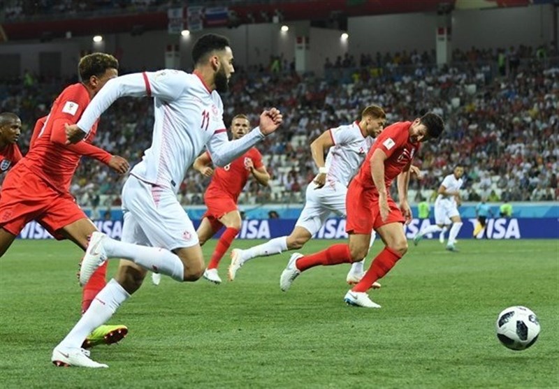 جام جهانی 2018| تساوی یک نیمه‌ای انگلیس و تونس در یک بازی جذاب