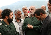 فرمانده سپاه گیلان از مناطق حادثه‌دیده اشکورات بازدید کرد