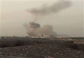 بمباران شدید الحدیده یمن توسط جنگنده‌های ائتلاف سعودی