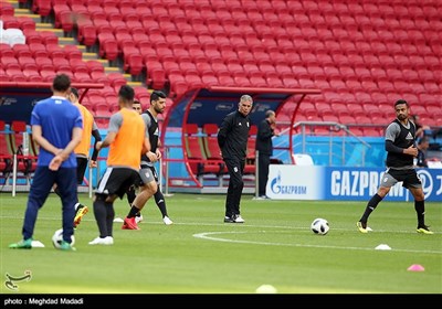 Team Melli Preparing for Match against Spain