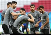 Team Melli Preparing for Match against Spain