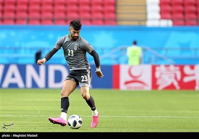 Team Melli Preparing for Match against Spain