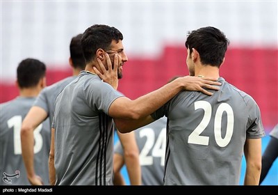 Team Melli Preparing for Match against Spain