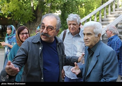 یدالله صمدی و تورج منصوری در دومین شب نقره ای فیلمبرداران سینمای ایران
