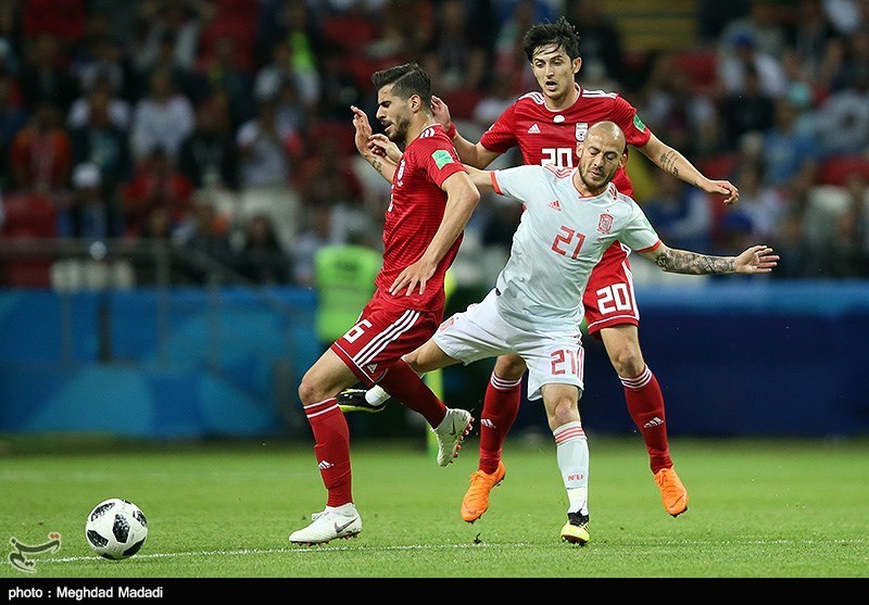جام جهانی 2018| شکست نزدیک تیم ملی مقابل اسپانیا/ زجر ماتادورها در شبی که ویدئو چک علیه ایران بود