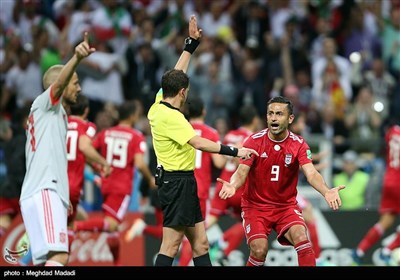 دیدار تیم‌های ملی فوتبال ایران و اسپانیا