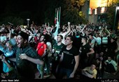   Iran Football Fans Gather in Public Places to Watch World Cup Match