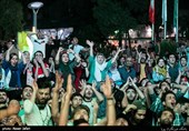   Iran Football Fans Gather in Public Places to Watch World Cup Match