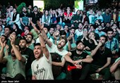   Iran Football Fans Gather in Public Places to Watch World Cup Match