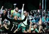 Iran Football Fans Gather in Public Places to Watch World Cup Match