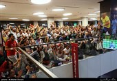   Iran Football Fans Gather in Public Places to Watch World Cup Match