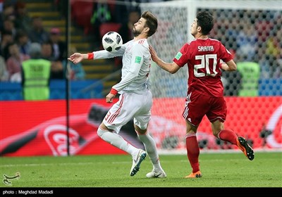 دیدار تیم‌های ملی فوتبال ایران و اسپانیا