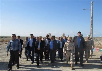 بازدید وزیر کشور از خط مرز زمینی و دریایی در استان گلستان
