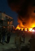 حریق یلتهم خیما للنازحین السوریین فی لبنان