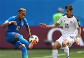 جام جهانی 2018| توقف یک نیمه‌ای برزیل مقابل کاستاریکا