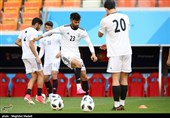 تمرین تیم ملی ایران پیش از بازی با پرتغال 