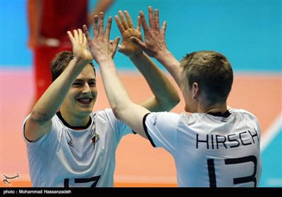 دیدار تیم‌های والیبال ایران و آلمان