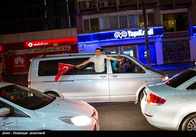 Supporters Celebrate Erdogan’s Win in Turkish Presidential Election