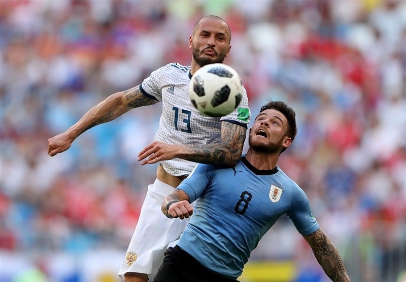 جام جهانی 2018| پیروزی قاطع اروگوئه مقابل میزبان جام جهانی به روایت تصویر