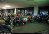 تماشای تیم های فوتبال ایران و پرتغال در چارسو