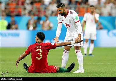 دیدار تیم‌های ملی فوتبال ایران و پرتغال