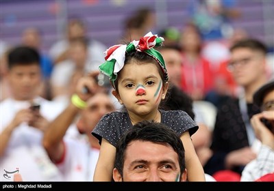 Fans in Russian Saransk Stadium Watch Iran-Portugal World Cup Match