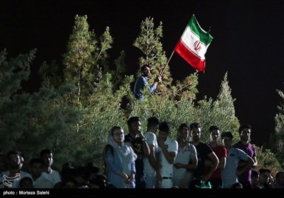 People Watch World Cup Match against Portugal in Public Places across Iran