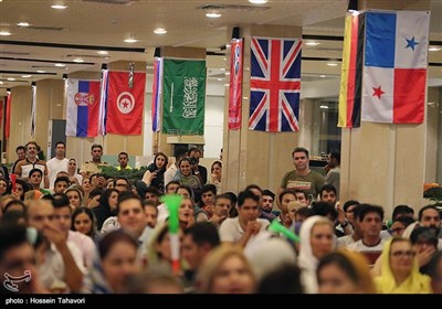 People Watch World Cup Match against Portugal in Public Places across Iran