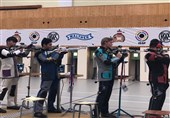تیم ایران در تفنگ 10 متر آقایان چهارم جهان شد