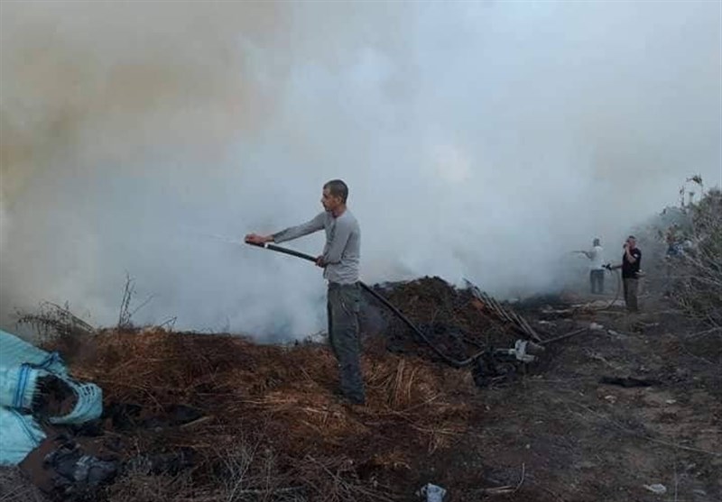 20 آتش‌سوزی در شهرک‌های صهیونیست‌نشین در پی پرتاب بادبادک‌‎های آتشین + تصاویر