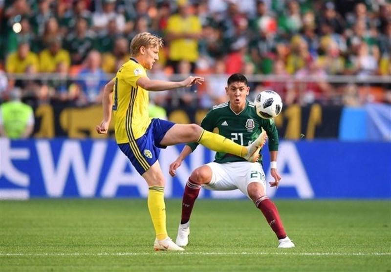 جام جهانی 2018| تساوی یک نیمه‌ای سوئد و مکزیک
