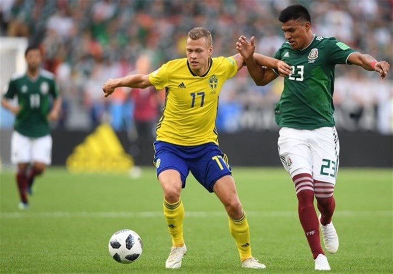 جام جهانی 2018| پیروزی قاطع سوئد مقابل مکزیک به روایت تصویر