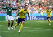 جام جهانی 2018| صدرنشینی سوئد با پیروزی پُرگل مقابل مکزیک/ هر دو تیم صعود کردند