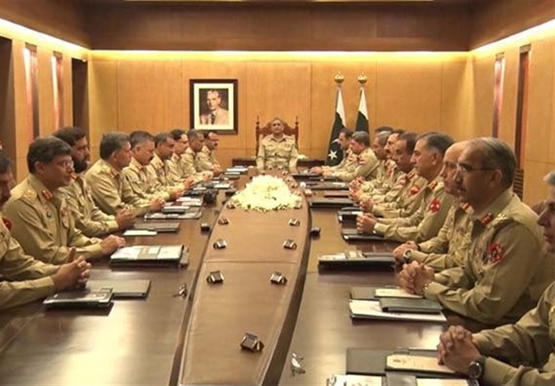 پاکستان کور کمانڈر اجلاس؛ انتخابات کی اہم ذمہ داری نبھانے کے ساتھ ساتھ سیکیورٹی معاملات پر بھی فوکس رکھا جائے