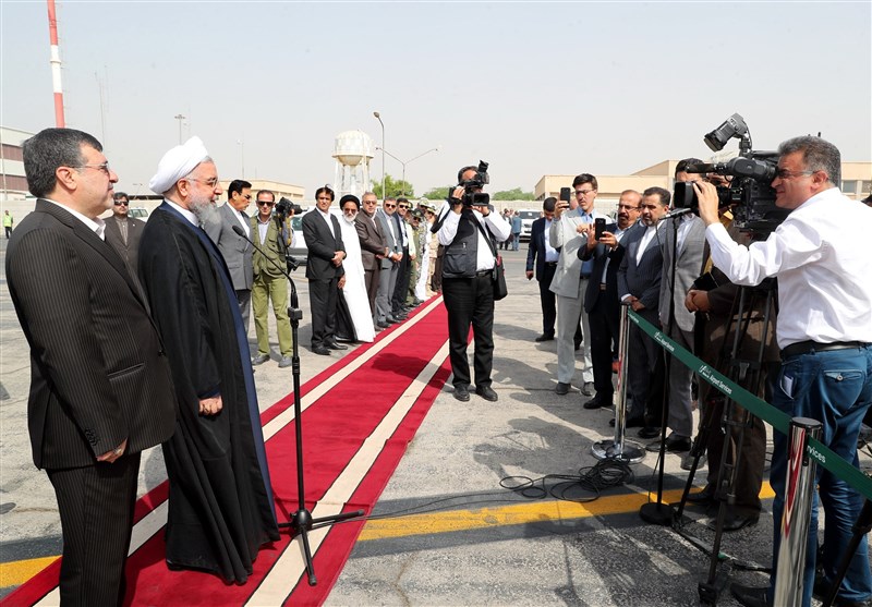 روحانی در بندرعباس: پالایشگاه ستاره خلیج فارس پروژه کم‌نظیر در جهان است