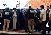 مشهد| اهدای مدال‌های تیم ربوکاپ دانشگاه آزاد به موزه آستان قدس رضوی