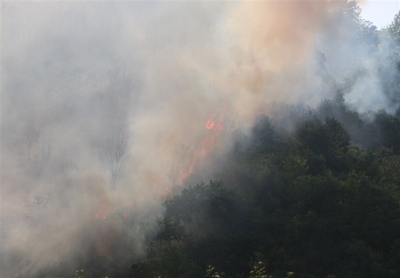 سمنان| آتش‌سوزی در ارتفاعات شاهوار مهار شد