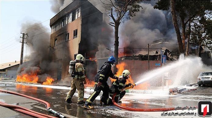 Death Toll in Iran Factory Fire Rises to 2 (+Video) - Society/Culture news - Tasnim News Agency | Tasnim News Agency