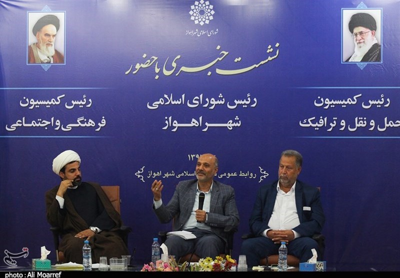 اهواز| نشست خبری شورای شهر اهواز به روایت تصویر