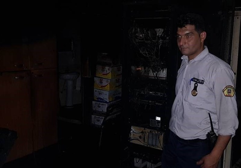 خوزستان| آتش‌سوزی در بانک انصار بهبهان؛ اتصال برق متهم ردیف اول