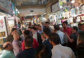 حجتالاسلام رئیسی در جمع کسبه بازار رضای مشهد حضور یافت