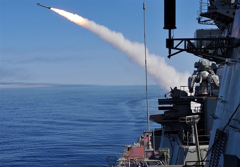 تمرینات موشکی ناوگان دریایی روسیه در آب‌های ساحلی سوریه