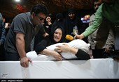 مراسم وداع با پیکر دو شهید تازه تفحص شده