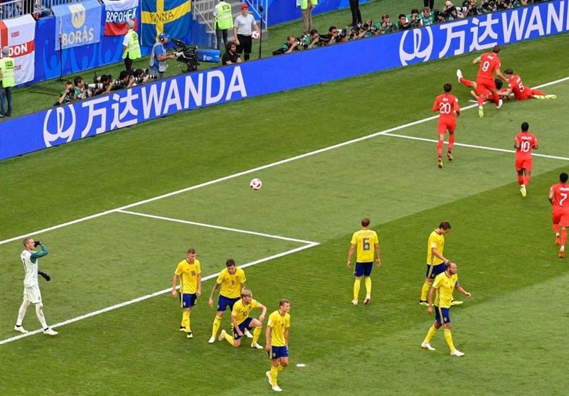 جام جهانی 2018| انگلیس در آمار هم سوئد را شکست داد
