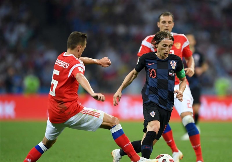 جام جهانی 2018| مودریچ؛ بهترین بازیکن دیدار کرواسی - روسیه